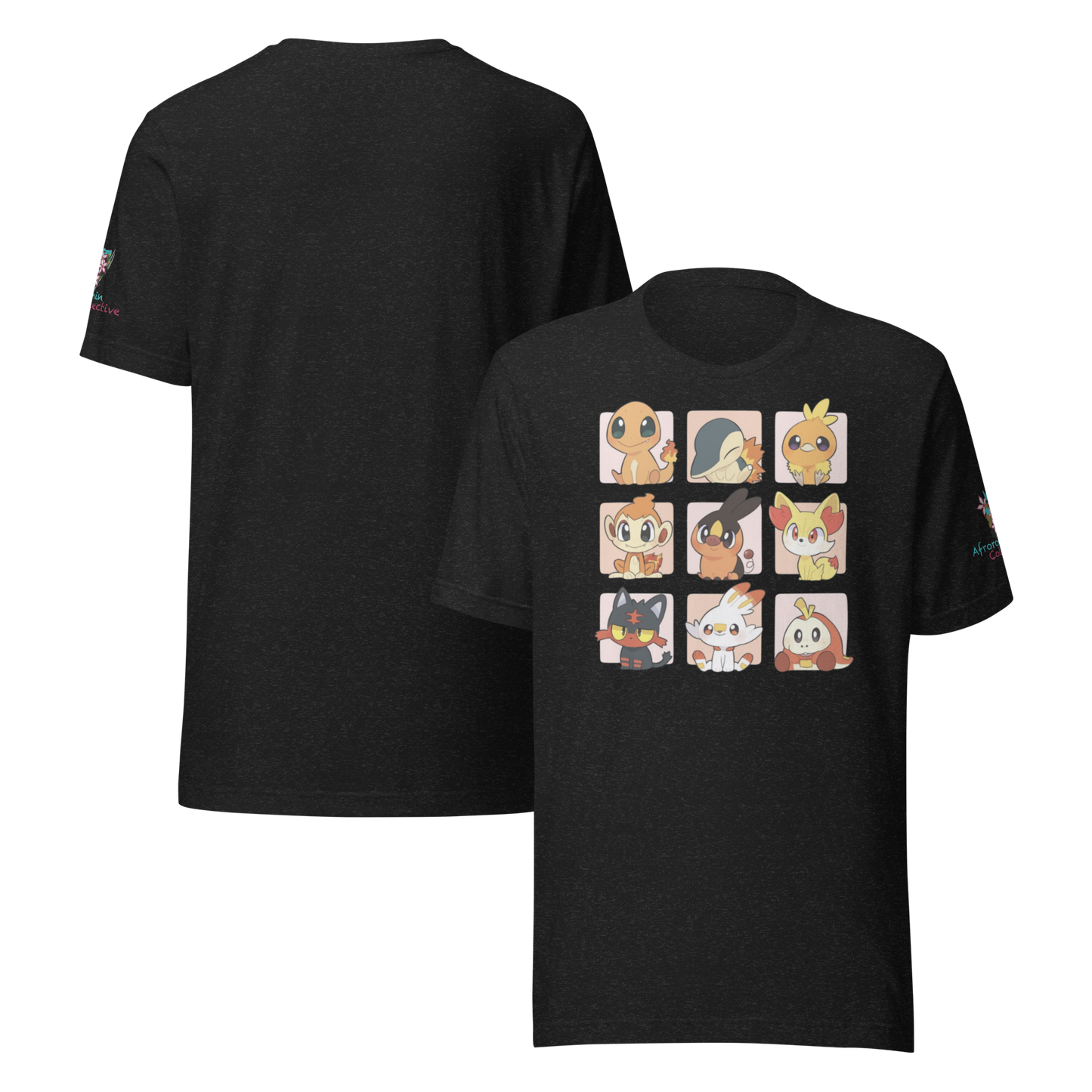 Pokemon Fire Type Stater T-Shirt